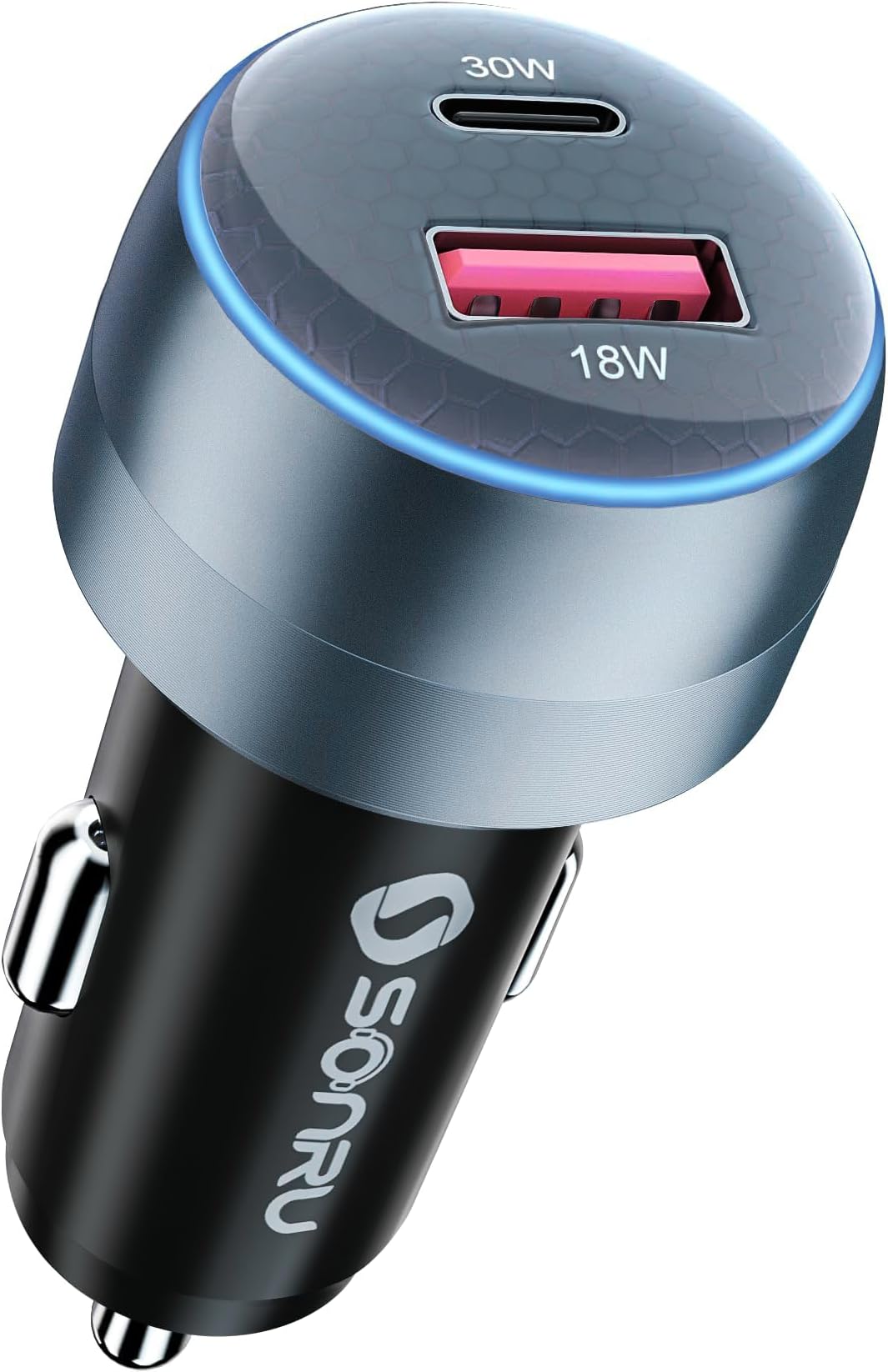 130W USB C Car Charger - PD 100W + 30W Fast Charging For IPhone, Galaxy, IPad, MacBook