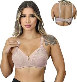 Sutiã Plus Size Reforçado Modelador Alta Sustentação