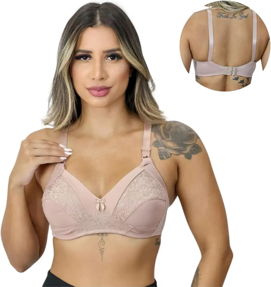 Sutiã Plus Size Reforçado Modelador Alta Sustentação