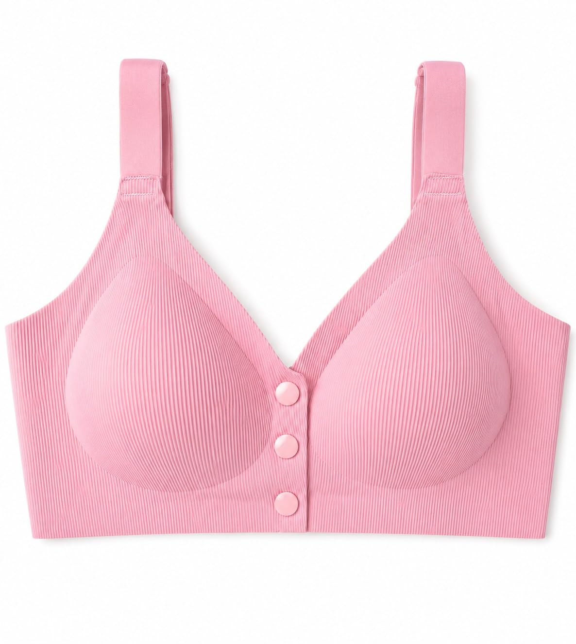 sakpack Maternity Feeding Bra for Women | Front Open Bra with Soft Padding | Wireless Full Coverage Bra | Pregnancy Innerwear for New Moms (in, Numeric, 34, 34, A, 34, Regular, Standard, Pink)-picture-27