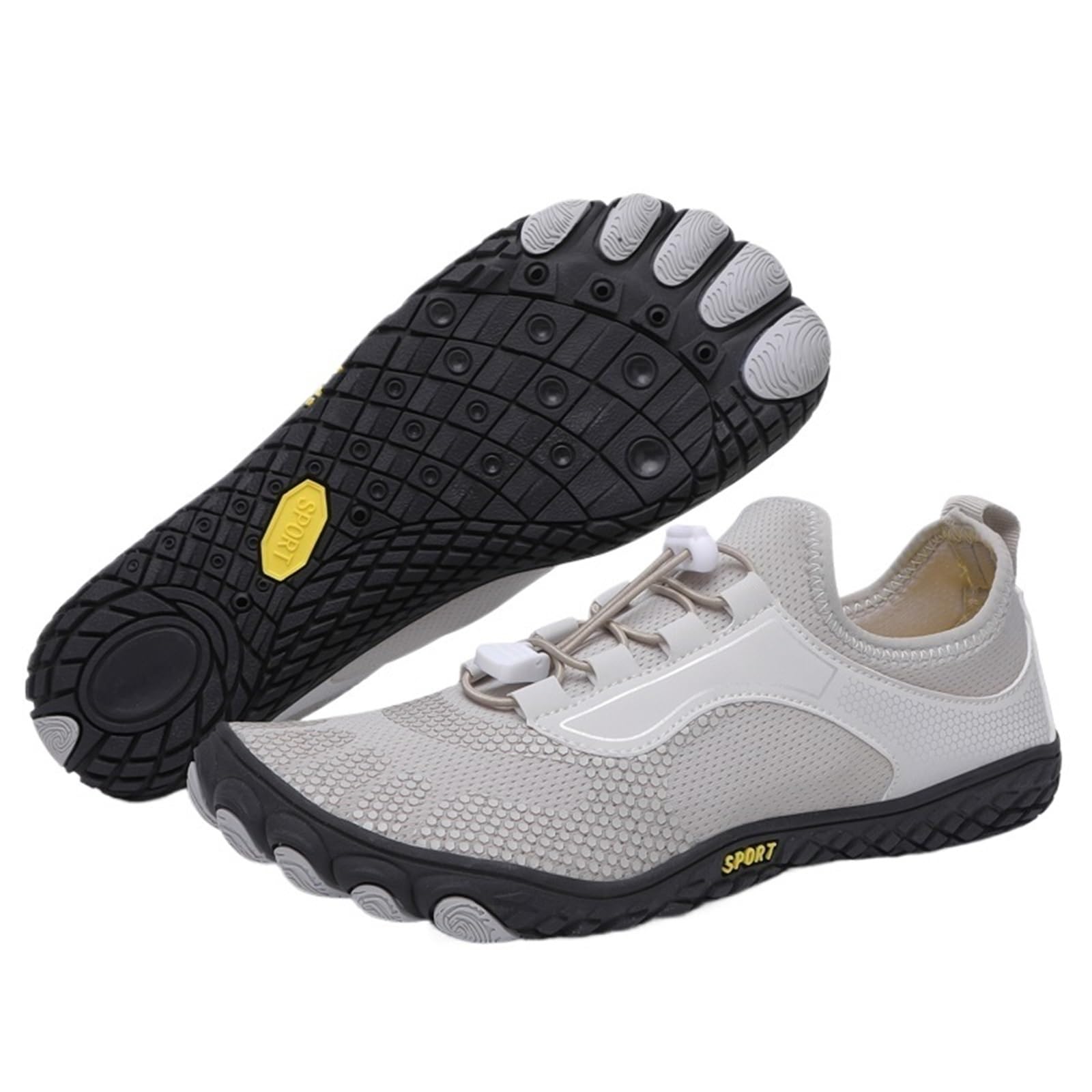 Zapatos De Playa For Hombre Y Mujer, For Natación, Buceo, Agua, Fitness, Mar, Descalzos, Verano, Exteriores, Vadeo(Gray,40)