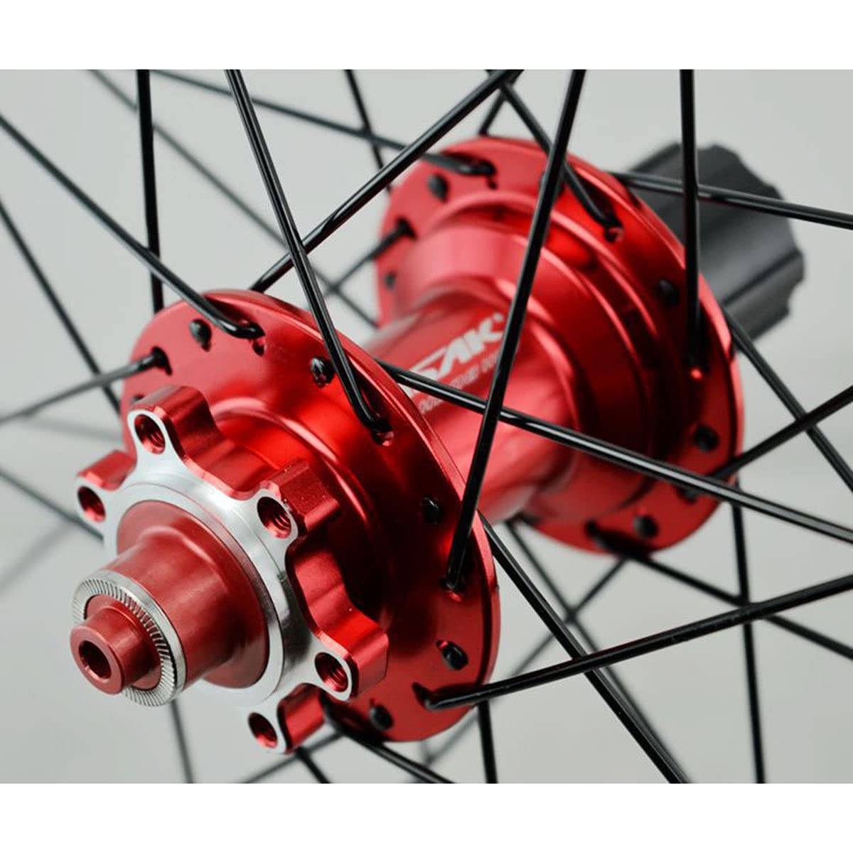 MTB Ruote Per Bicicletta 26 27,5 29 Pollici Ruota Per Mountain Bike Doppio Muro Cerchio In Lega Rilascio Rapido 7-12 Velocità Cassetta Ruota Libera Freno A Disco 32H ( Color : Red 2 , Size : 27.5in )
