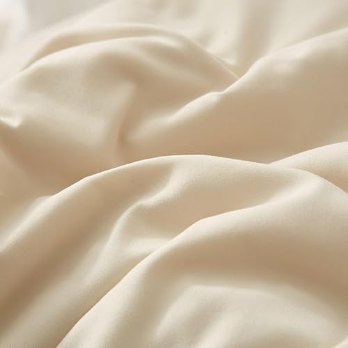 Miniatura 9 de AMWAN Juego de edredón beige Queen Boho Beige Juego de ropa de cama de 3 piezas tamaño Queen, 1 edredón beige tostado con 2 fundas de almohada,