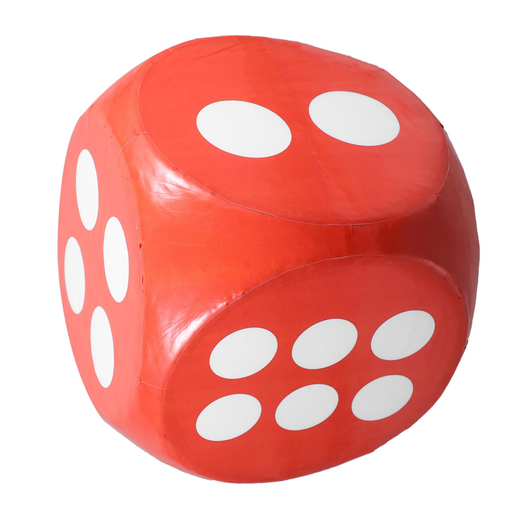 Beaupretty Dados de Espuma Grandes para Juego y Entretenimiento, Fáciles de Manipular, Material de Espuma Naranja, Adecuado para Decoración y Fiesta Ktv
