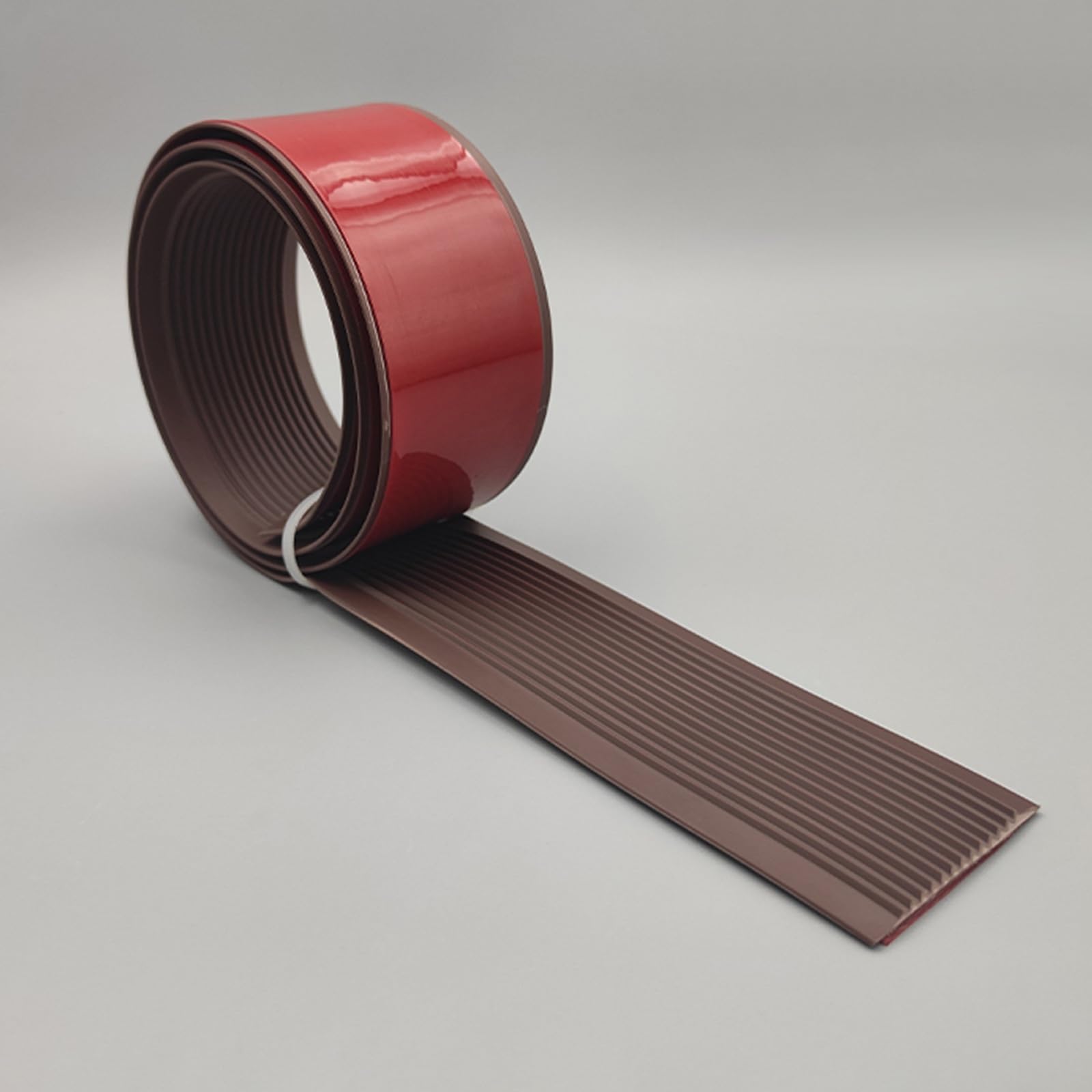 LIGUOYI Cinta Antideslizante para Peldaños Y Escalera 6cm 8cm 10cm × 5 M 10m Tiras PVC Antideslizante, Cinta Abrasiva Impermeable para Suelos, Rampas Interiores Y Exteriores(Brown,10cmx5m)
