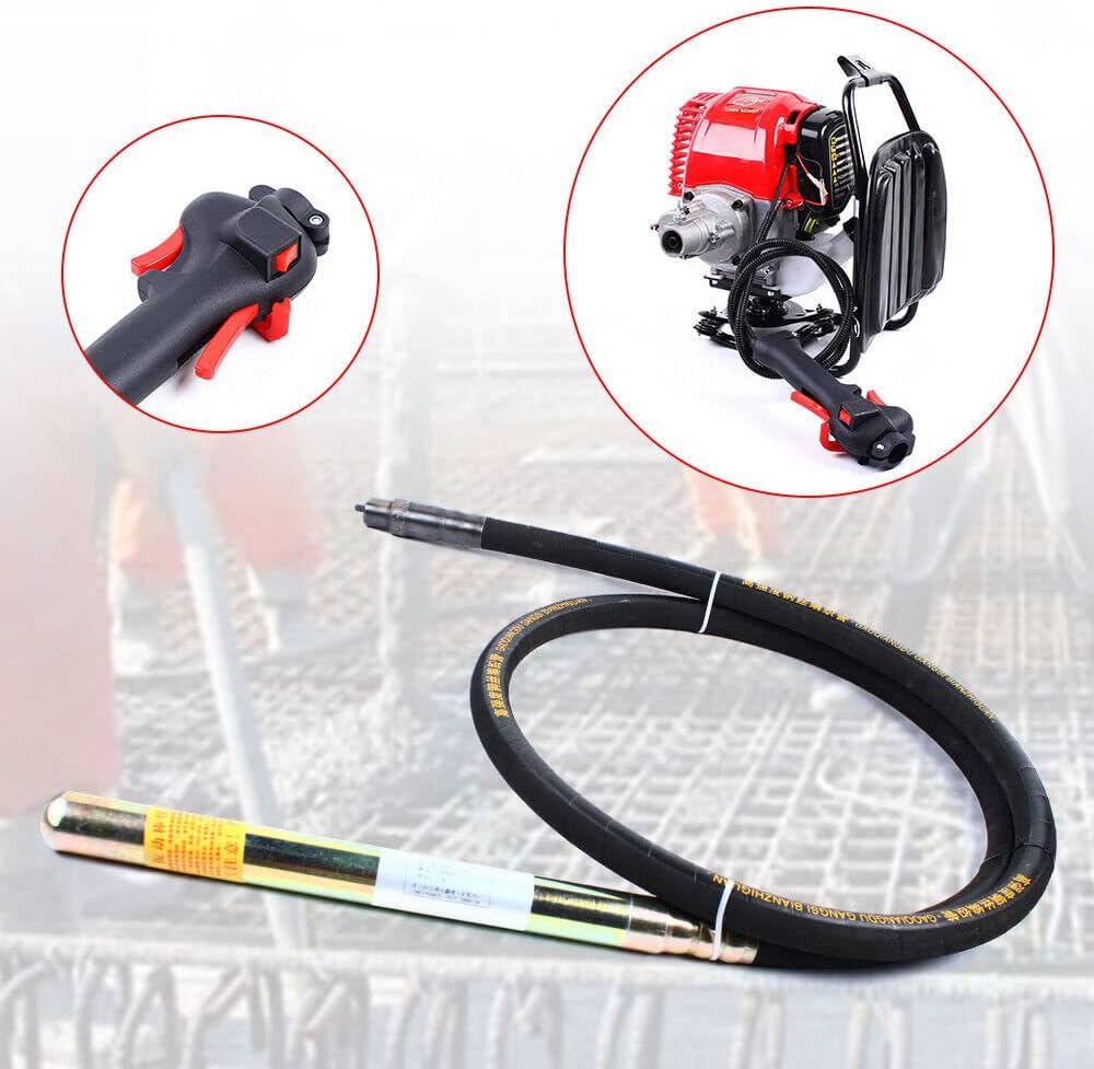 Buy 42.7cc Cement Concrete Vibrator Backpack Vibrator 4 Stroke Engine 4