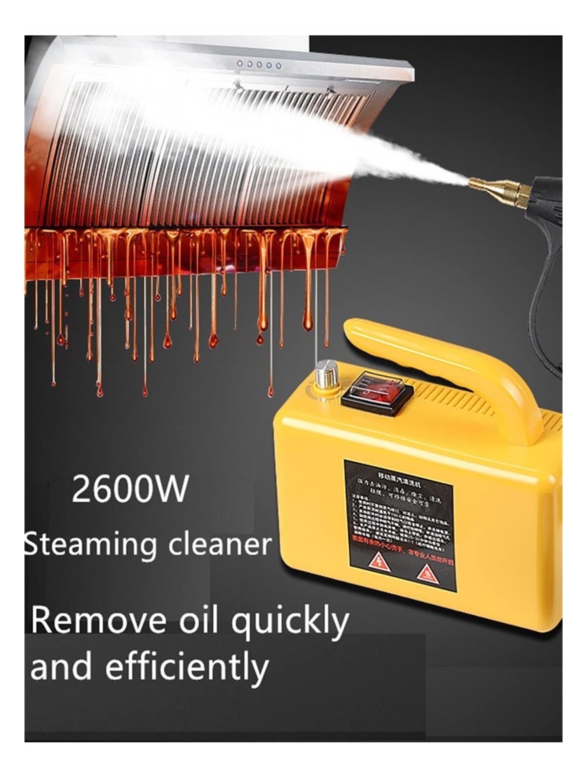 Osciloscopio, Casera eléctrica de limpiador vapor Capucha Aire acondicionado Cocina Máquina limpieza móvil 110 / 220V Bombeo Desinfector esterilización(Black basic,110)