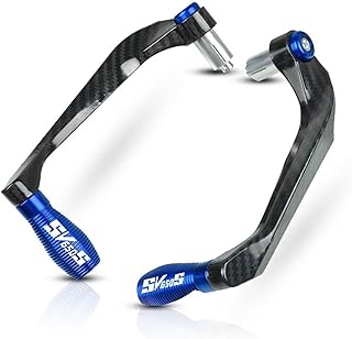 PRUVA for Su-zu-k-i SV650 SV650S SV 650 S 1999-2022 2021 2020 2019 2018 Motorcycle Handlebar Grips Brake Clutch Levers Guard Protection Motorcycle Brake Protective Rod (Color : Black)