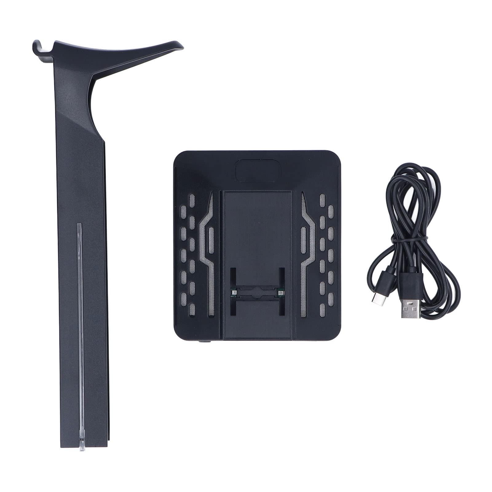 Supporto per Cuffie RGB con 2 Porte di Ricarica USB, Supporto per Cuffie da Gioco per Accessori da Tavolo da Tavolo per Giocatori, per Ragazzi e Ragazze Giocatori