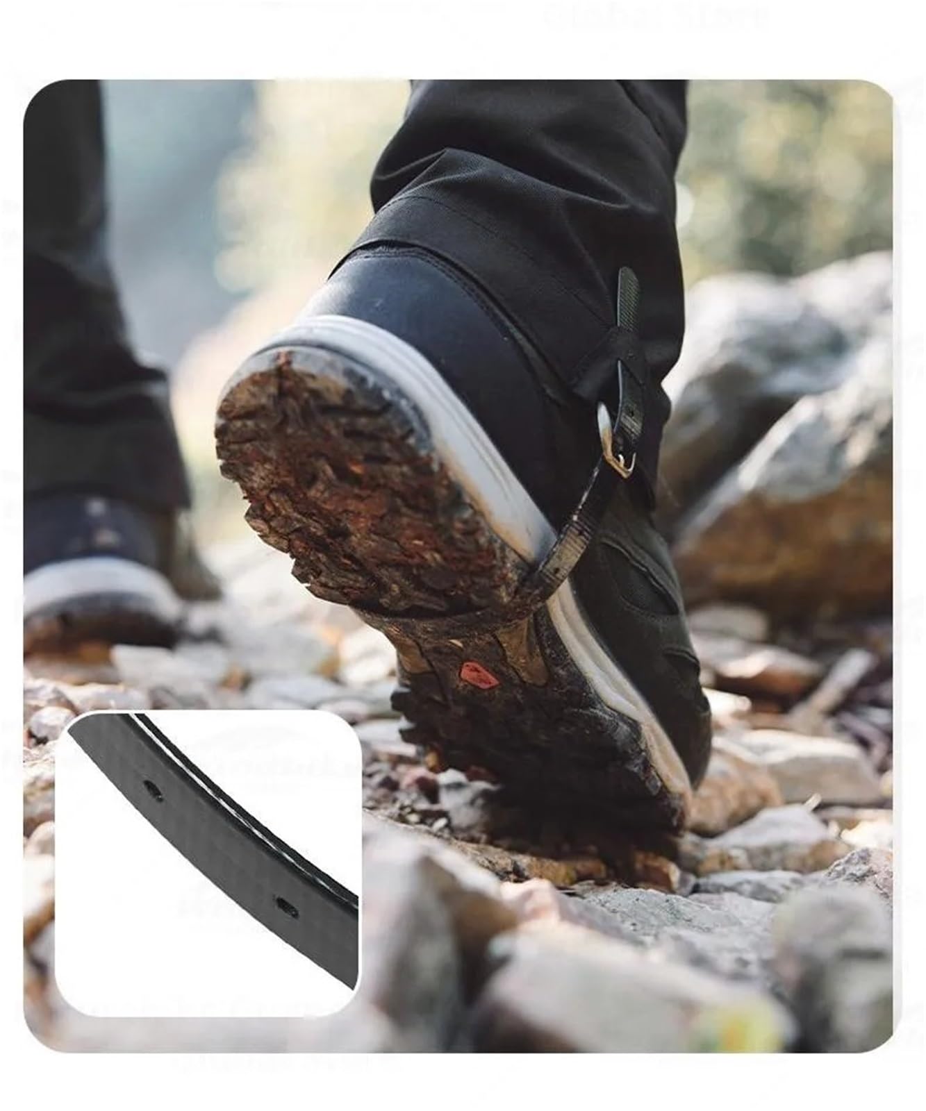Cubiertas for zapatos, cubierta impermeable for pies de nieve for acampar al aire libre, senderismo, escalada, zapato más cálida para Protección