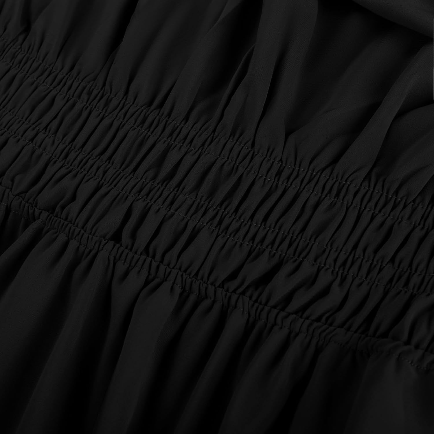 Scarlet Darkness Women Renaissance Dress Split Bell Sleeve Cowl Neck Peasant Medieval Dress - Image 8