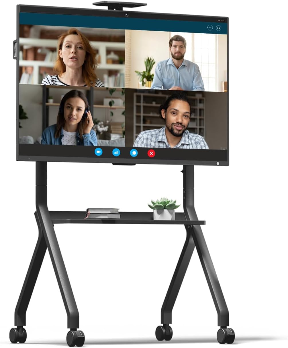 NearHub Mobile Stand with Lockable Wheels for Smart Board Max 55"/65"/75"