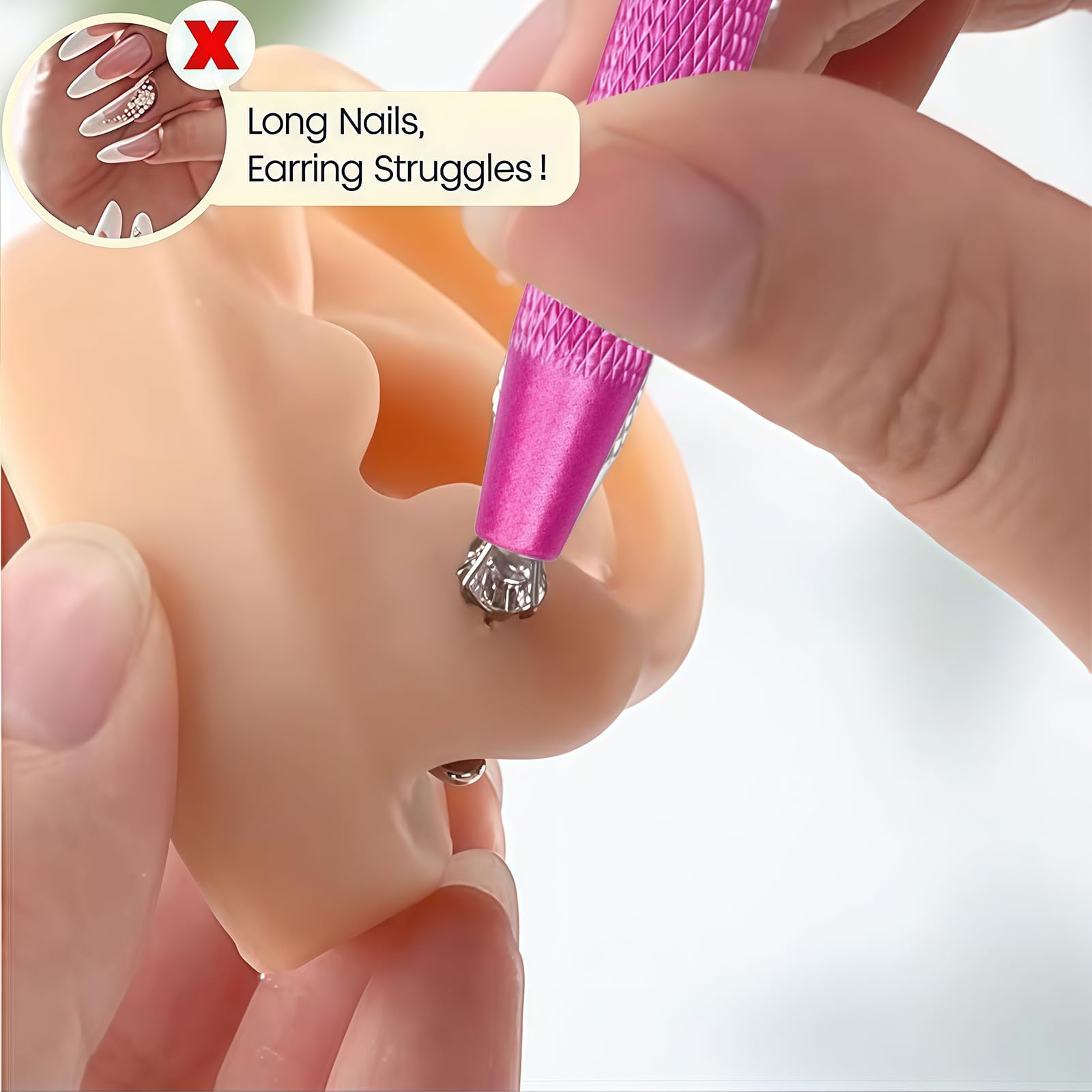 Set di Pinze per Piercing da, Strumento di Apertura per Sfere di Piercing, Accessori per Piercing a Orecchio e Naso