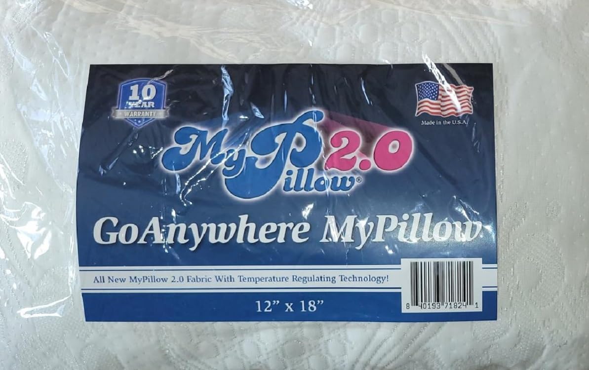 MyPillow 2.0 Multi-Use GoAnywhere Travel Pillow 2.0 My Pillow