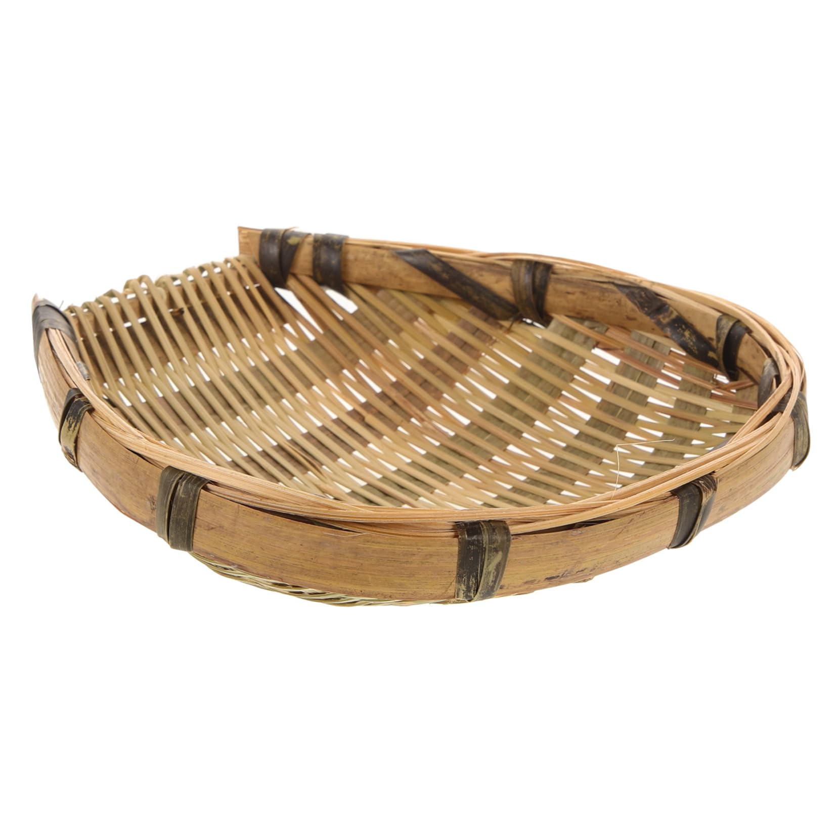 WOFASHPURET Mini Farmhouse Basket Wall Hanging Decor Handwoven Rustic Accessory for Kindergarten Classroom Playroom Home Wall Layout Unique Shape Safe Materials