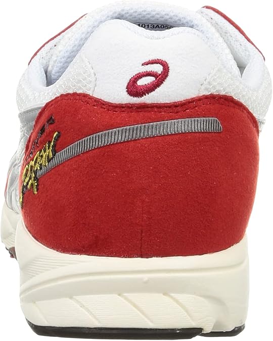 Amazon.co.jp: ASICS TARTHER JAPAN Running Shoes, White/Classic Red