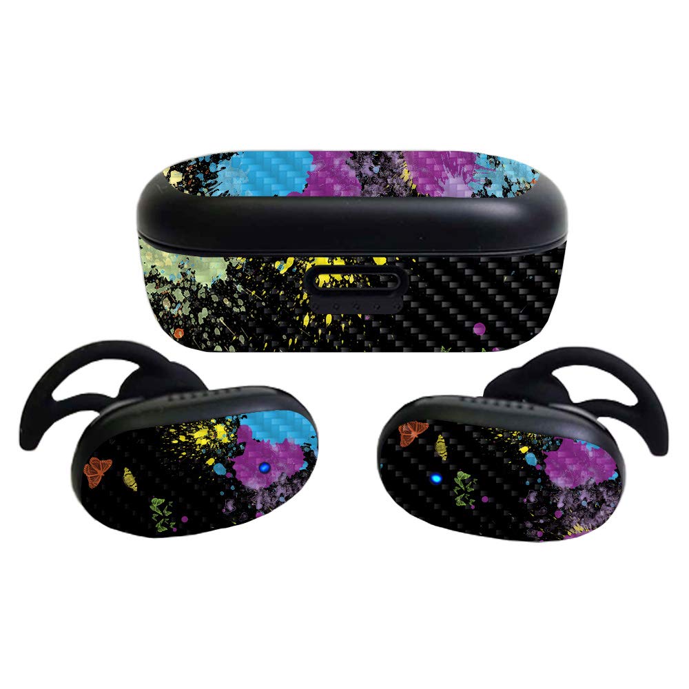 MightySkins Glossy Glitter Skin Compatible with Bose QuietComfort Earbuds (2020)