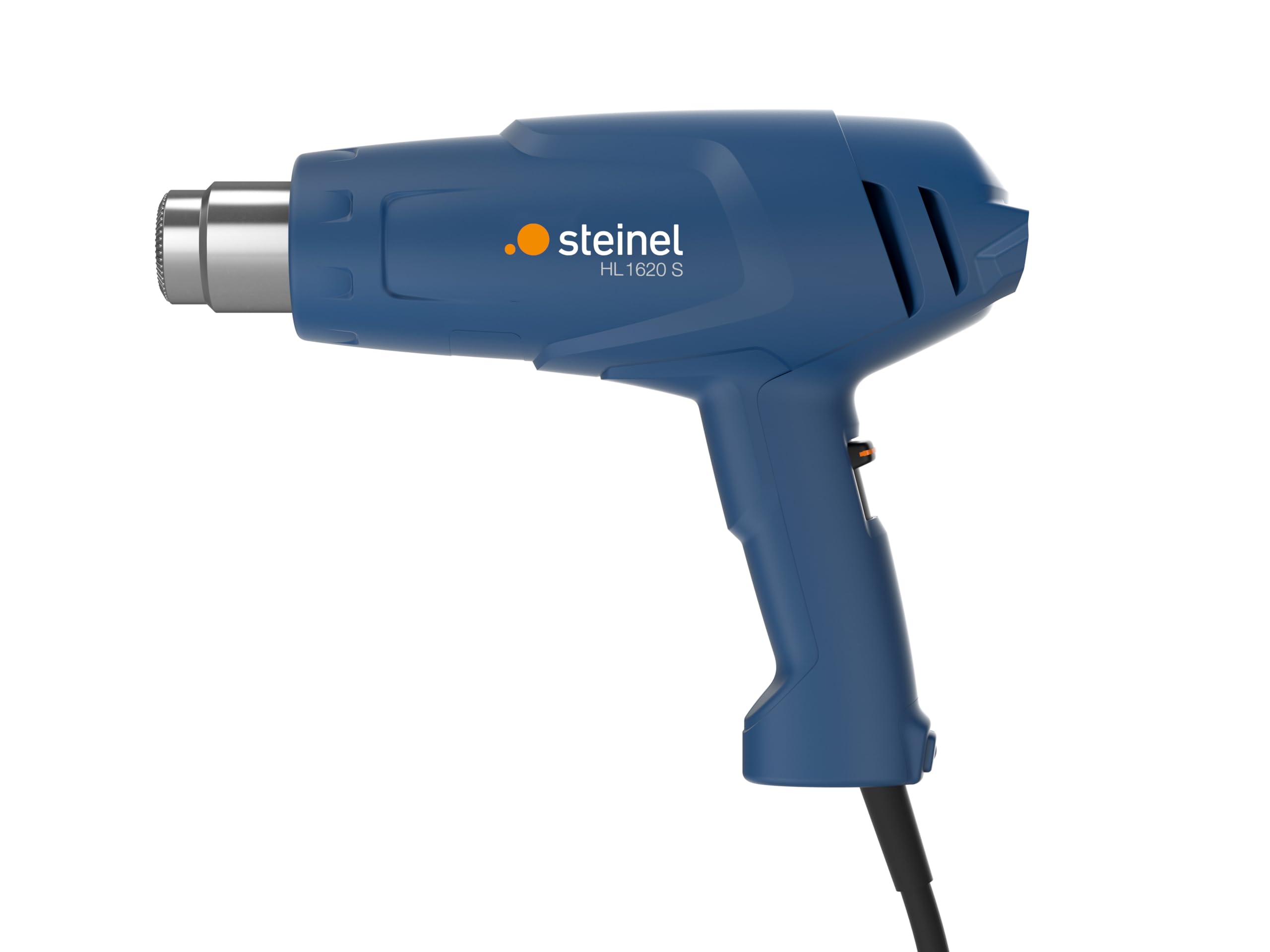 Steinel HL 1620 E - Pistola de aire caliente, Potencia de 1600 W, Temperatura de 300 °C o 500 °C, Caudal de 2 niveles 240/450 l/min, Pistola de calor con un peso de solo 670 g, 351106