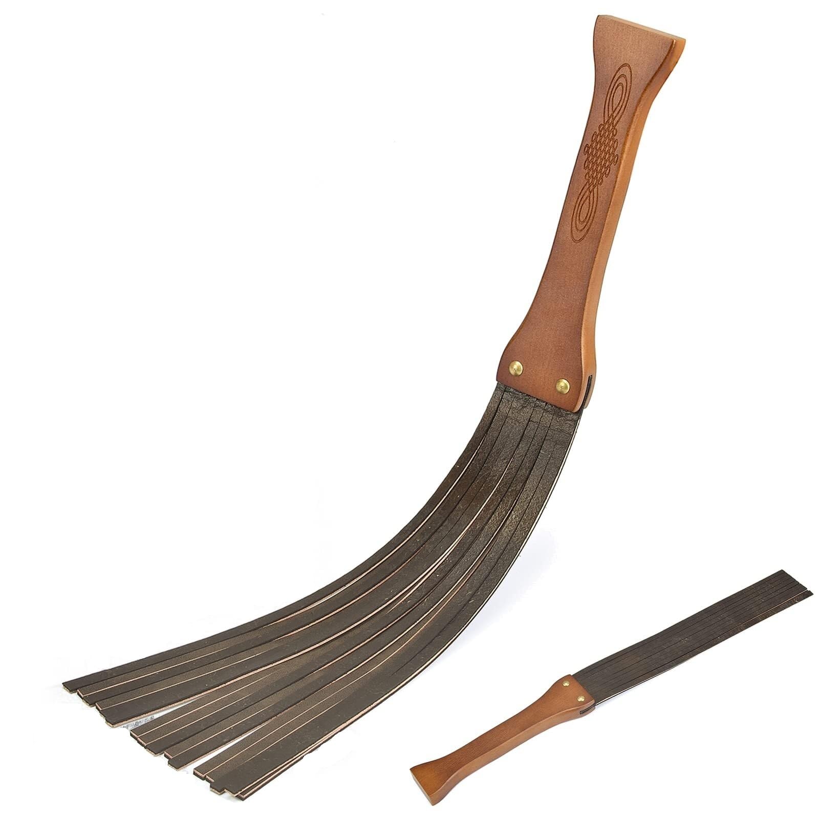 SM Paddel Rindsleder Flogger Peitsche Erotik Bondage Spanking Paddle Mit Holzgriff Rollenspiele Cosplay Fetisch Sexspielzeug Für Frauen Männer Und Paare Extrem