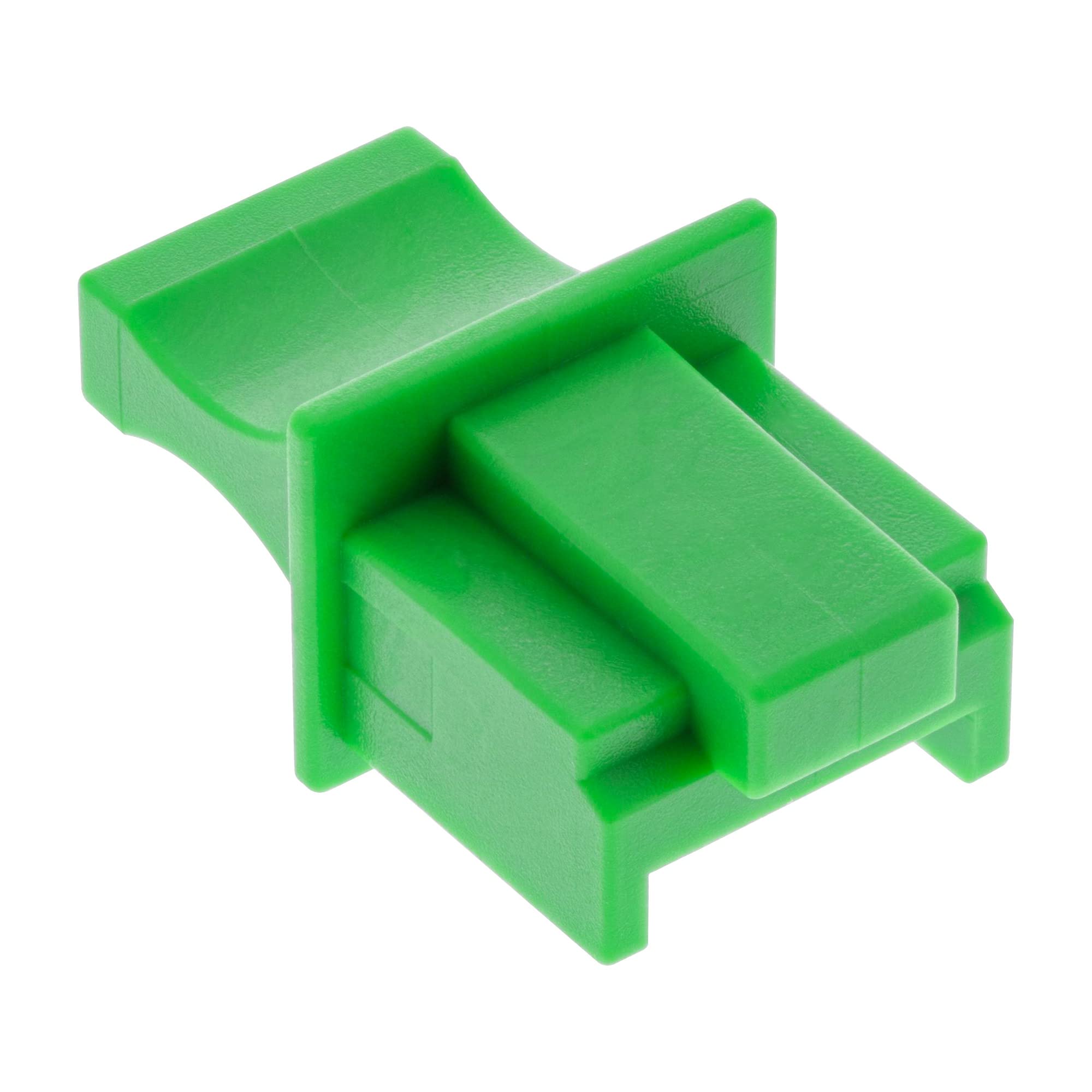 InLine 59942F - Juego de 100 Tapones Antipolvo para Conector RJ45, Color Verde