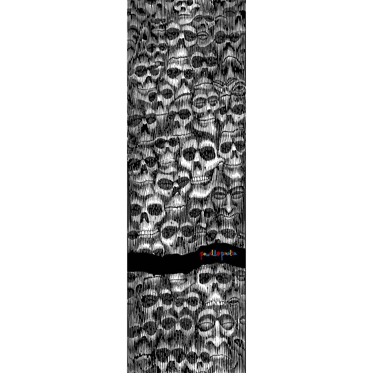 Powell Peralta Skateboard Griptape Color Me Skullz 10.5 x 33 Grip Sheet