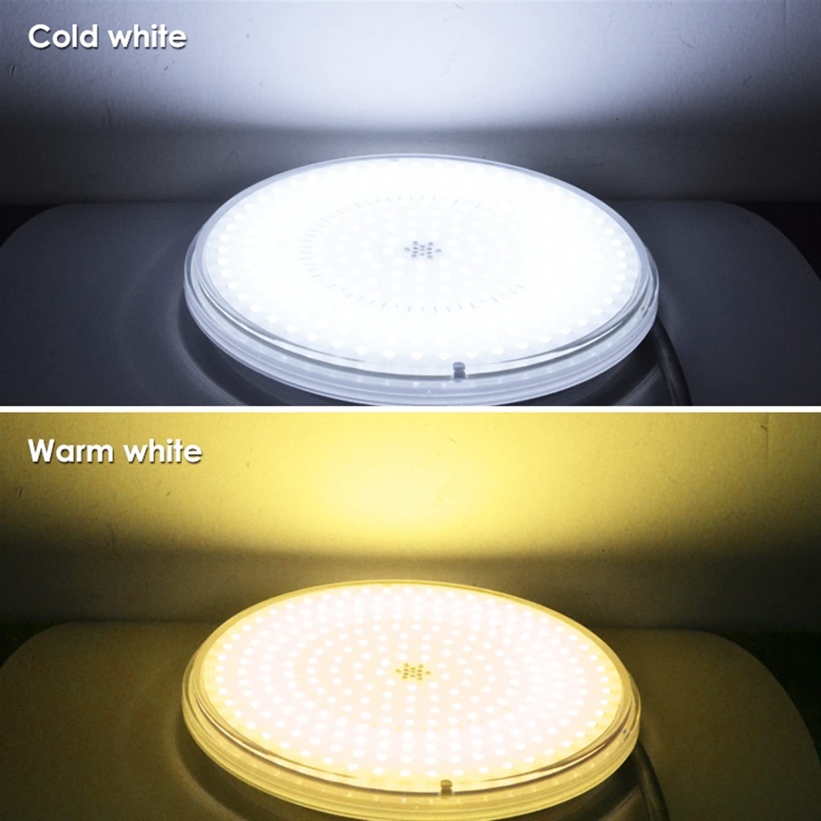 Luz para Piscina 1 8w 42w Luces bajo el agua PAR56 RGB LED Piscina Luz resina llena de pared montada en la pared / lámpara de piscina incrustada IP68 Luz de estanque impermeable Luces Sumergibles ( Co