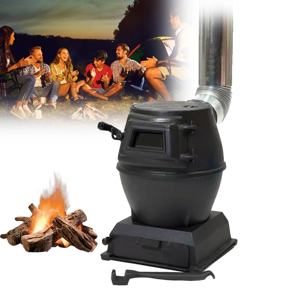 Poêle à bois pour maison et camping résolvant les problèmes de froid en extérieur