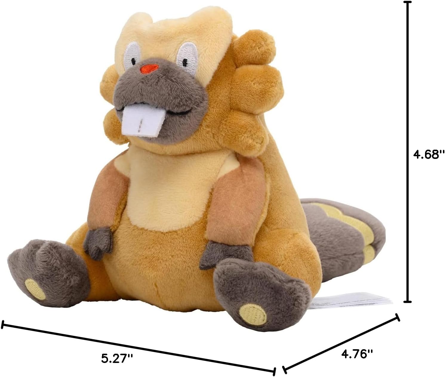 Pokemon Center: Sitting Cuties: Bibarel Plush # 400 - Generation 4-6 in
