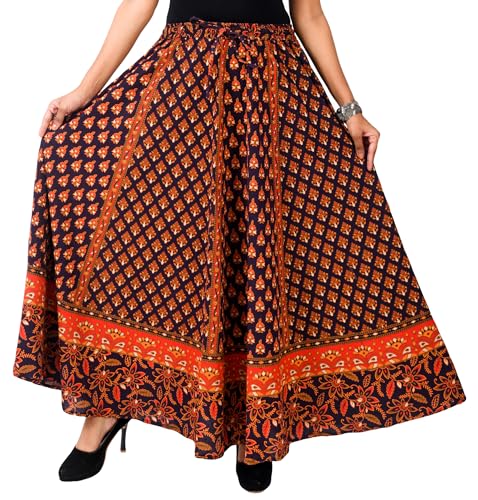 Image of Premium Cotton Skirt for Women with Pocket, Free Size