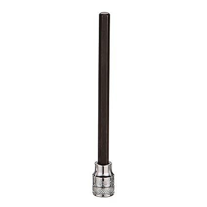 ARES 70274-8mm Extra Long Hex Bit - S2 Bit Provides Greater Torque - Precisely Machined Hex Bit Ends with 3/8-Inch Drive Heat Treated Chrome Vanadium Steel Sockets