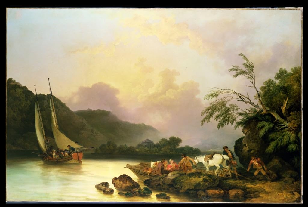 Tableau Toile Philippe Jacques De Loutherbourg affiche d'art - 5