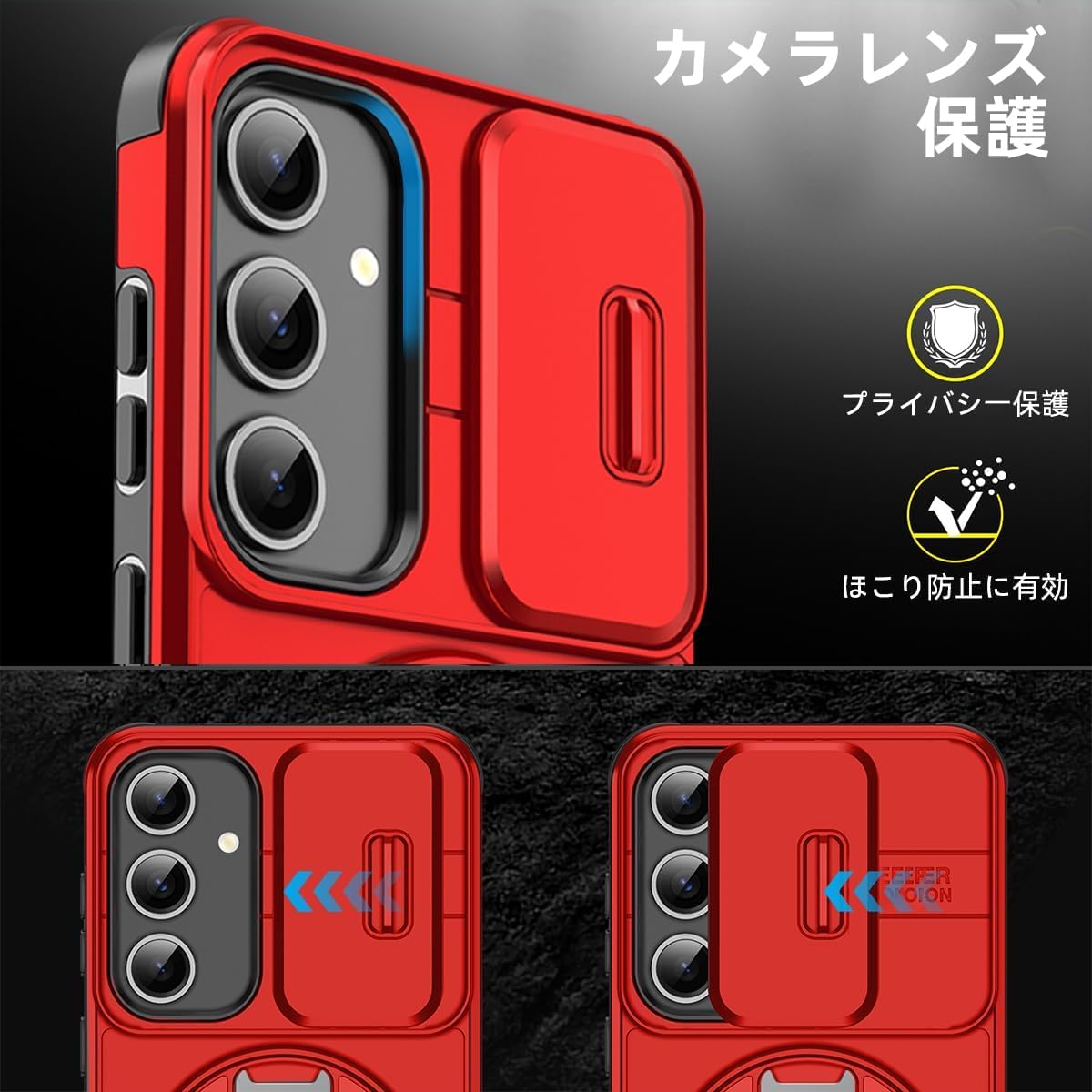 Amazon.co.jp: NKECXKJ Samsung Galaxy S25 5G 用 ケース+
