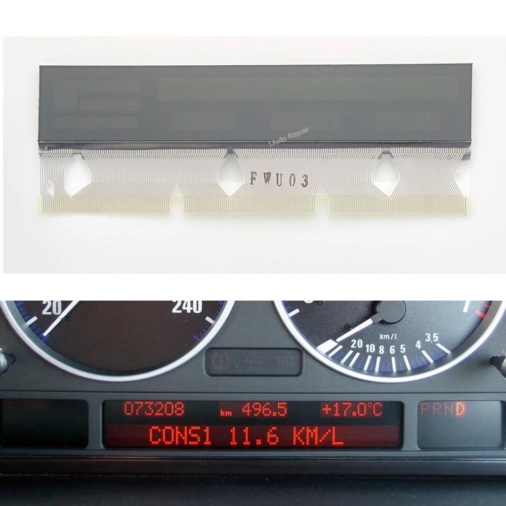 Ladedruckmessgerät, Instrumenten-Cluster-LCD-Bildschirm, passend für BMW X5 E53 E38 E39 (-2003) Armaturenbrett-Pixel-Reparatur