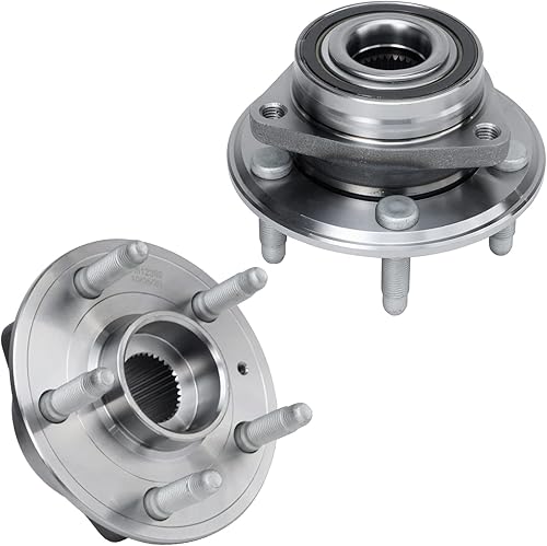 Detroit Axle - 2 cubos de rodamiento de rueda traseros para Chevy Camaro 10-16 2010 2011 2012 2013 2014 2015 2016, 2 rodamientos de rueda y