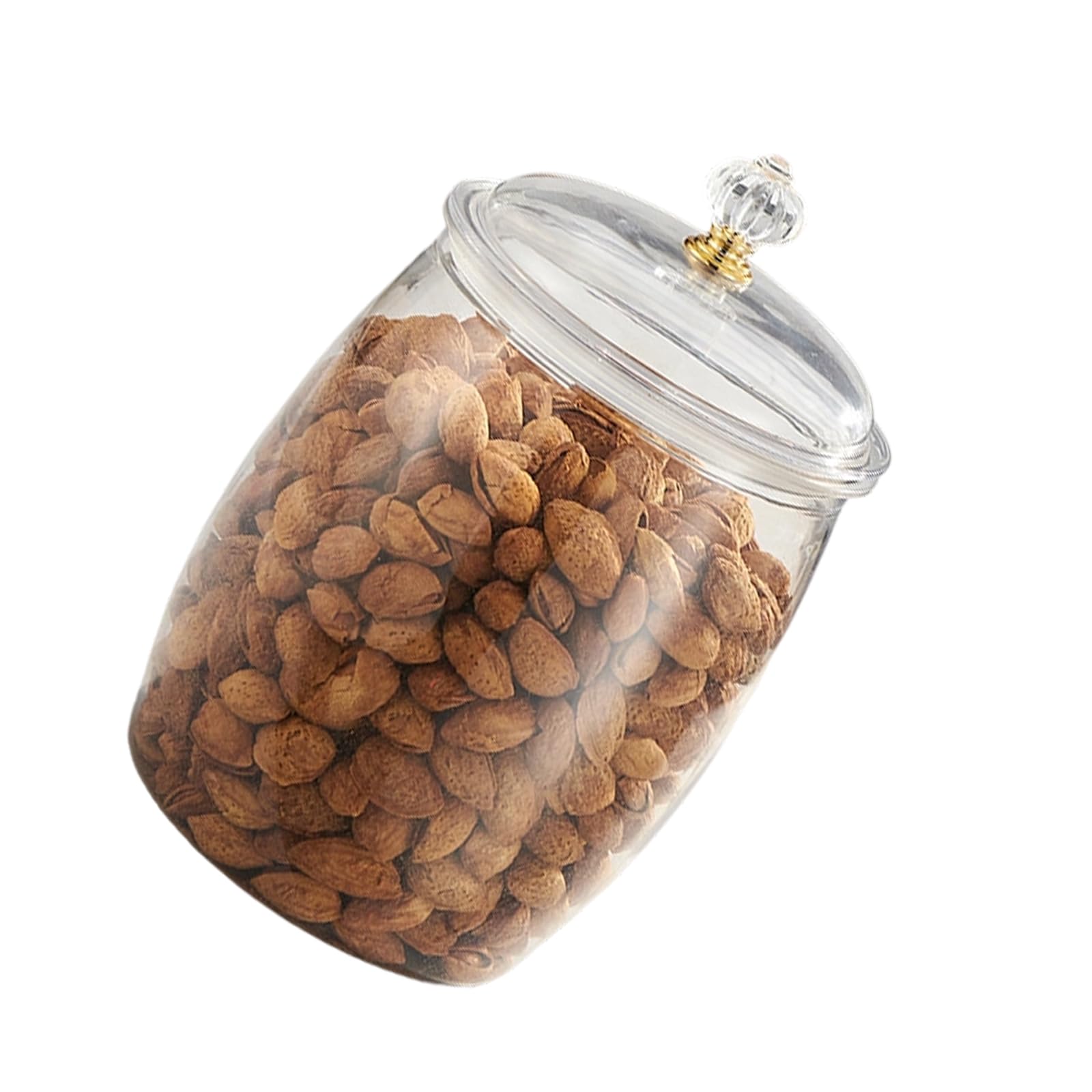 LUCKGONI Clear Food Storage Container With Airtights Lids For Kitchen Organization And Dry Goods Preservation