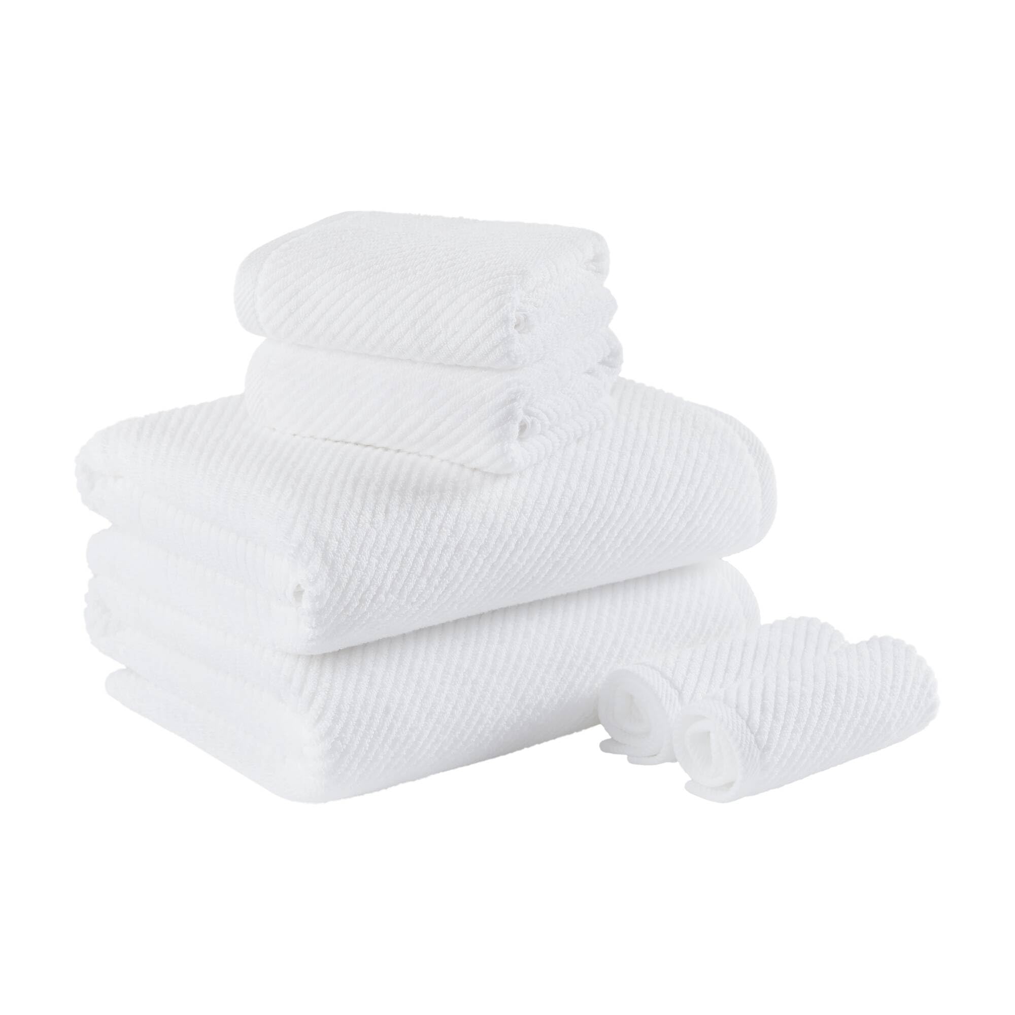 Amazon.com: Madison Park 100% Zero Twist Cotton Bath Towel Set of