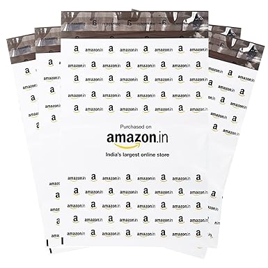 Polybags For Amazon Packing Material 6x8 Inch With POD 2000 Pieces Economy And Recyclable, Guaranteed 52 Micron Thick And Strong & Durable Courier Bags Polybags