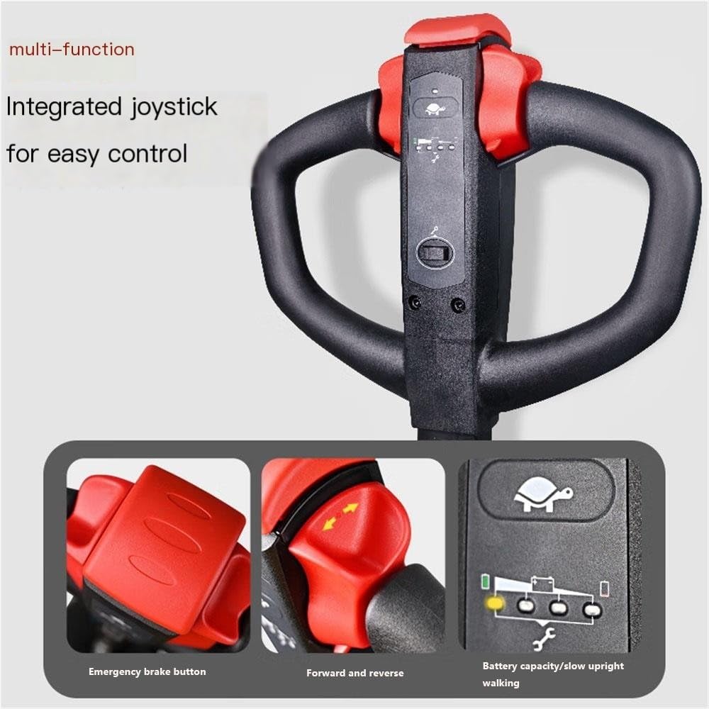 Transpallet elettrico, sposta senza sforzo 3300 libbre di materiali for carichi pesanti for scene strette Magazzini(55cm)