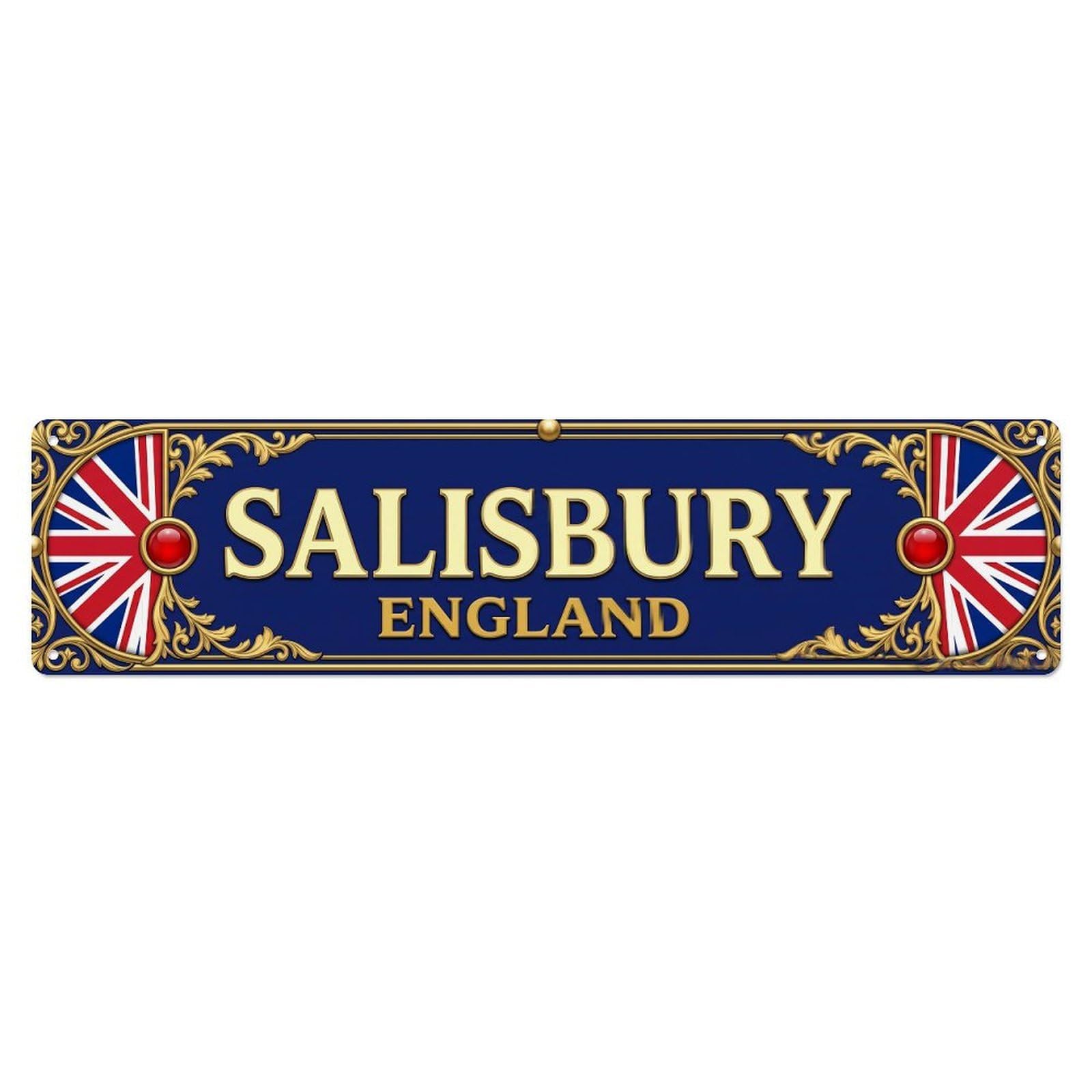 Salisbury England Retro Metal Tin Sign
