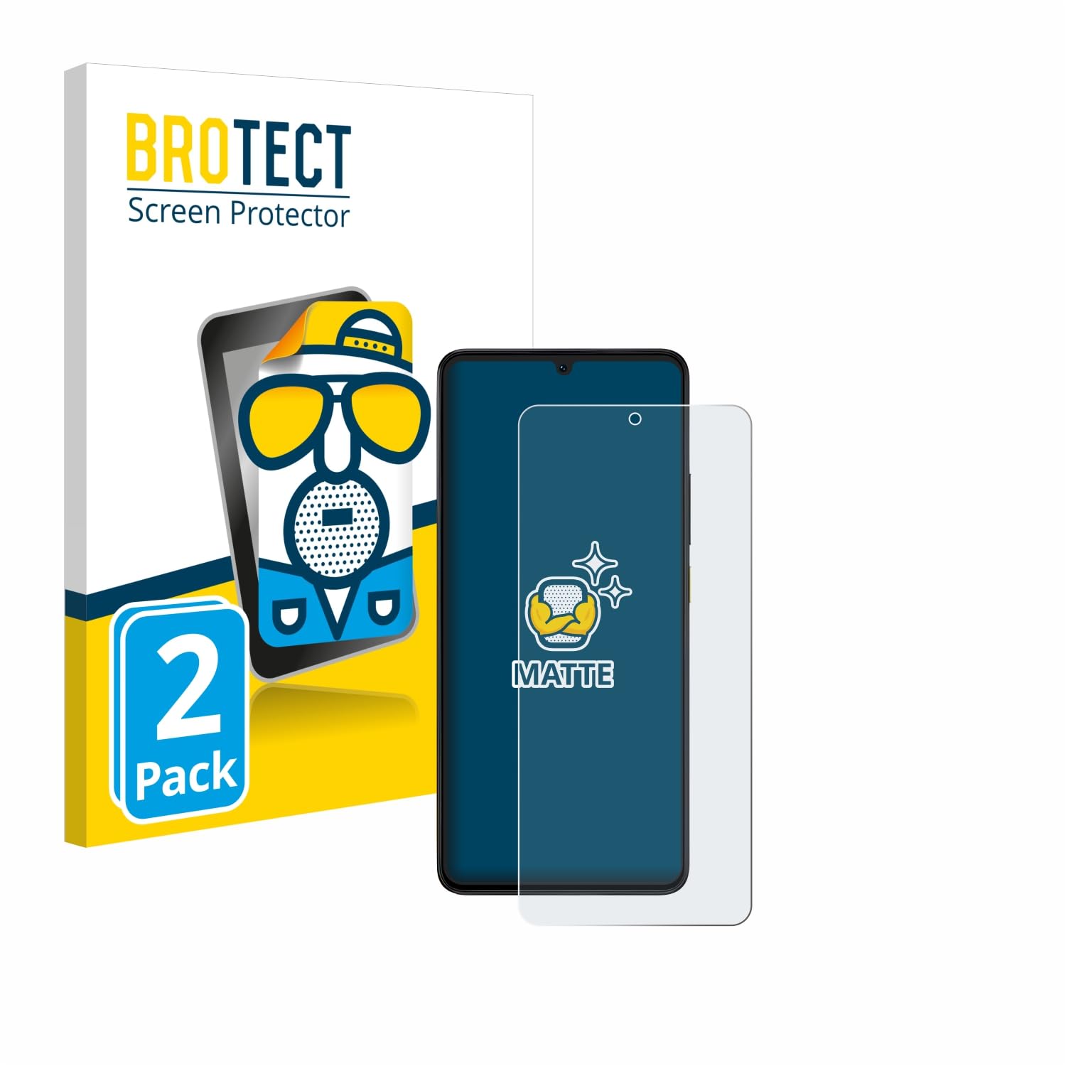 Brotect Pellicola Protettiva Opaca Anti-Riflesso Per Honor 6X (2 Pezzi) - Made In Germany, Anti-Impronta - 3