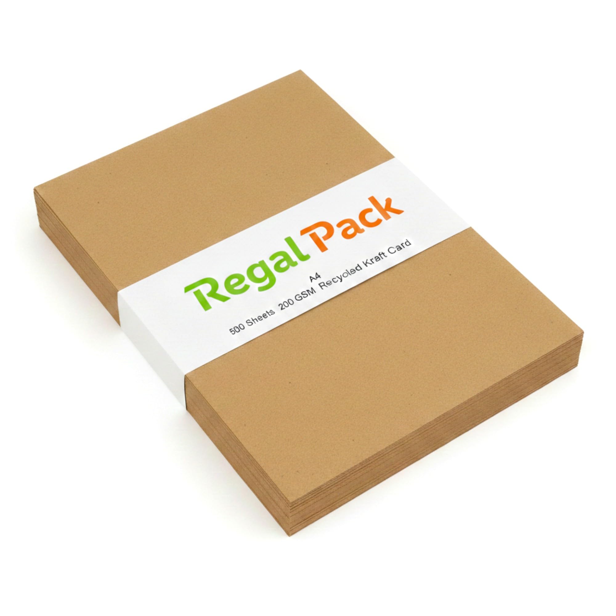10 X A4 Brown Kraft Card 200 GSM – Recyclable Eco-Friendly Card for Christmas, Arts & Crafts,Wedding Invitations, Menus, DIY Cards, Printing & Packaging