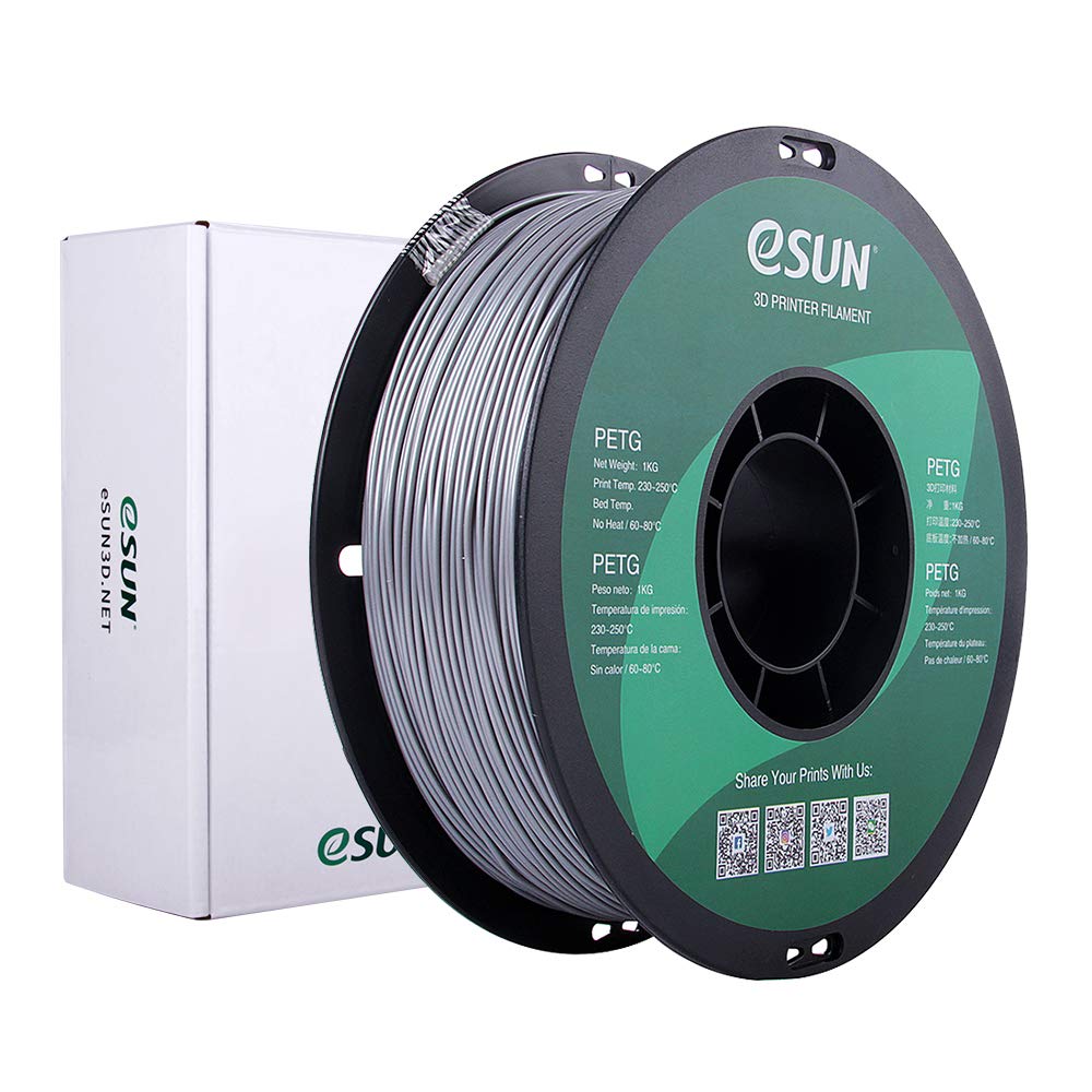 Esun 3d PETG impresora 3d filamento de 1,75 mm 1 kg bobina (1,75) 1,75 mm nuevo sólido colores