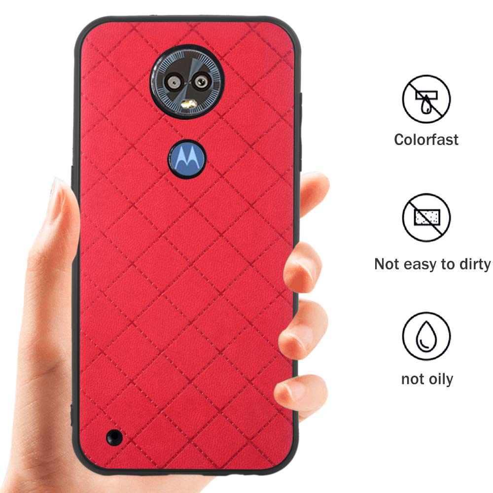 Handyhülle Für Motorola Moto G6 – Schlanke Silikonhülle In Rot, Stoßfest & Rutschfest, Perfekte Passform