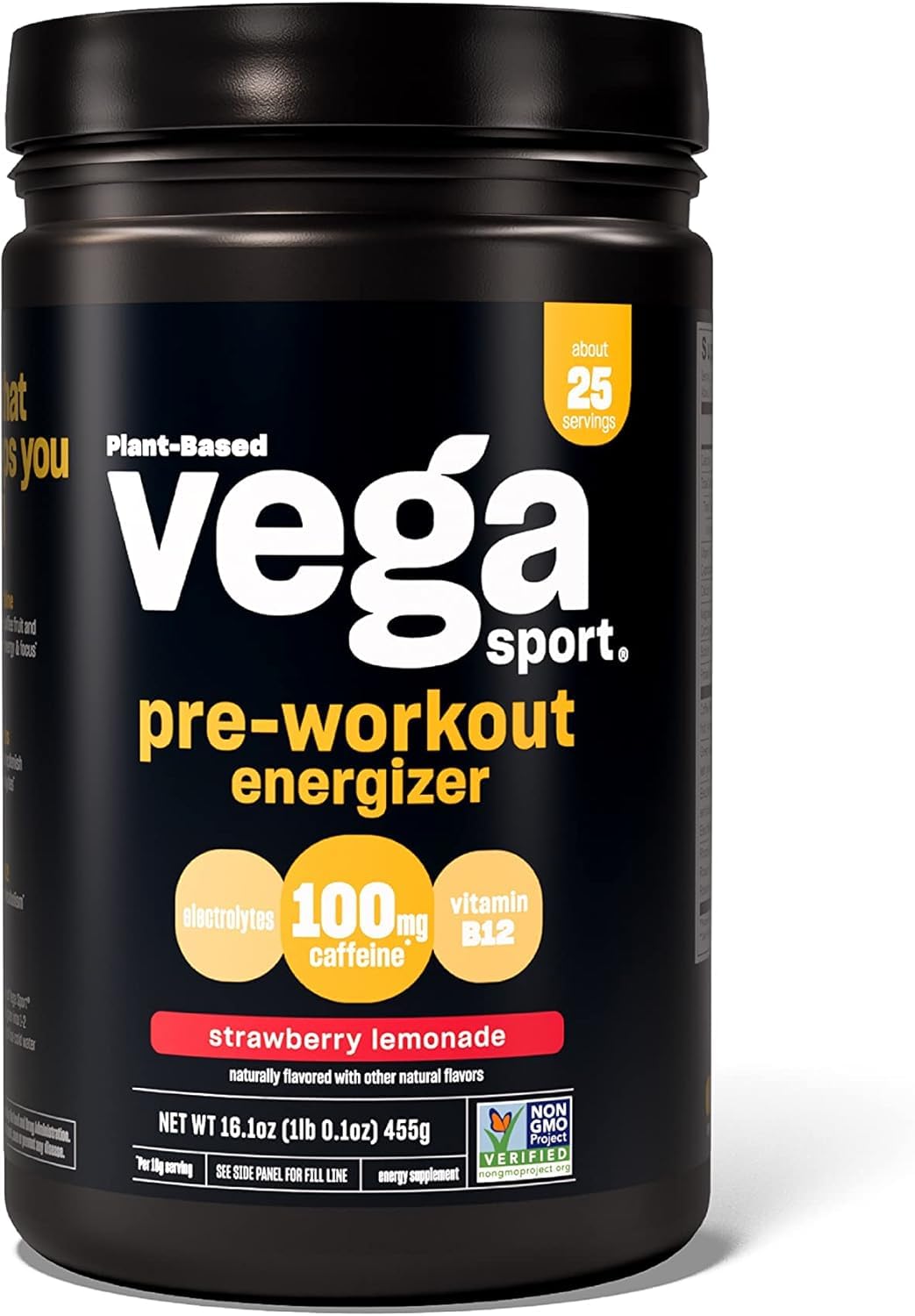 VEGA Sport Premium Energizer Strawbery Lemonade, 16.1 oz.