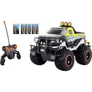 201119455 Dickie Toys RC Ford F150 Mud Wrestler - Coche todoterreno teledirigido, Incluye Pilas, 30 cm , color/modelo surtido