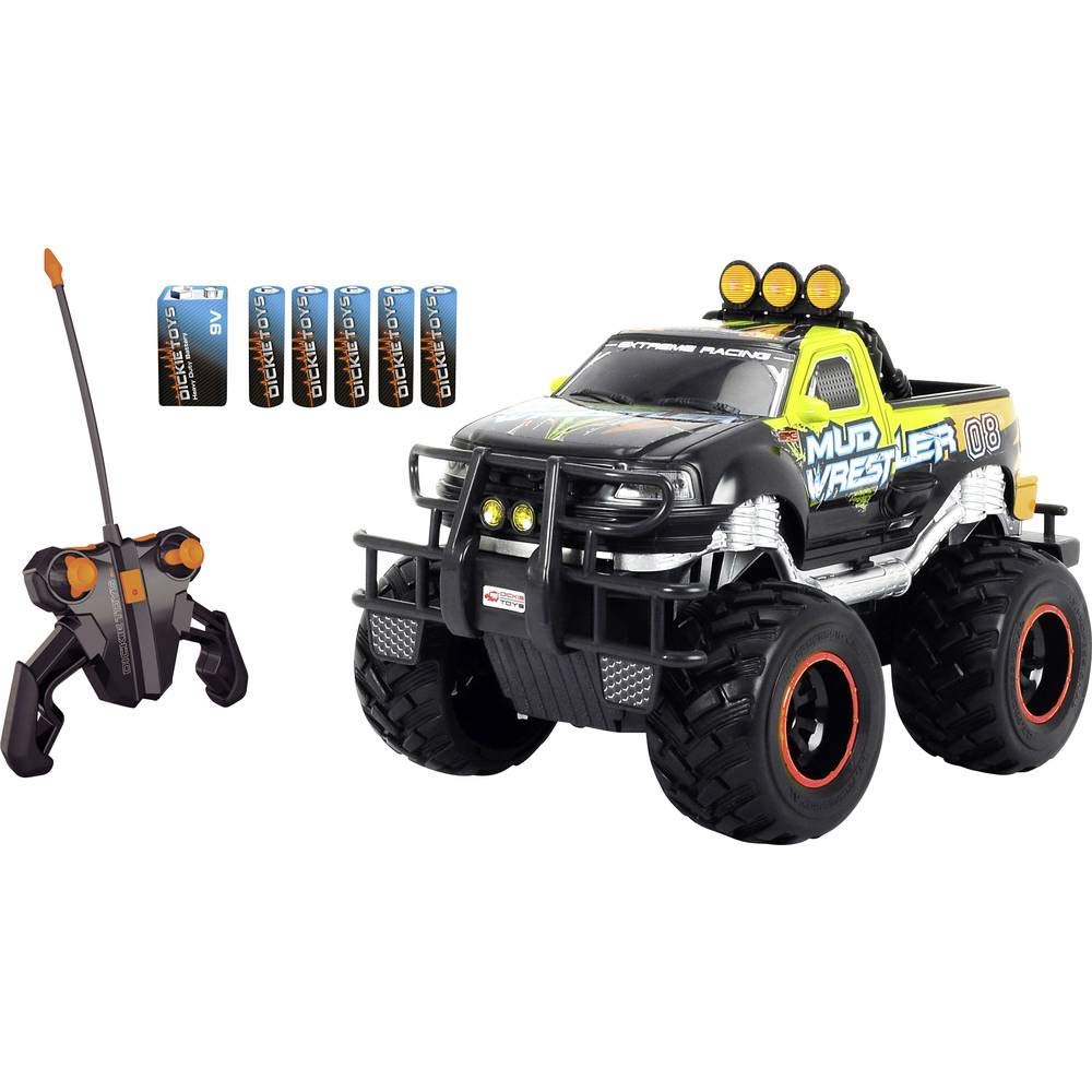 DICKIE 201119455 Toys - RC Ford F150 Mud Wrestler, Ferngesteuertes Auto für drinnen und draußen, 10 km/h, XL Monster Truck, mit Fernbedienung, für Kinder ab 6 Jahren