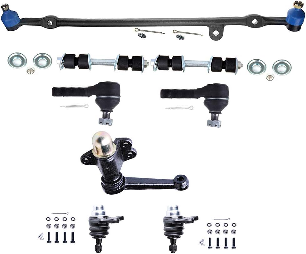 New 8PC Front Outer Tie Rod End Idler Arm Center Link Upper Ball Joint Sway Bar Link for 1984-1988 for Toyota Pickup