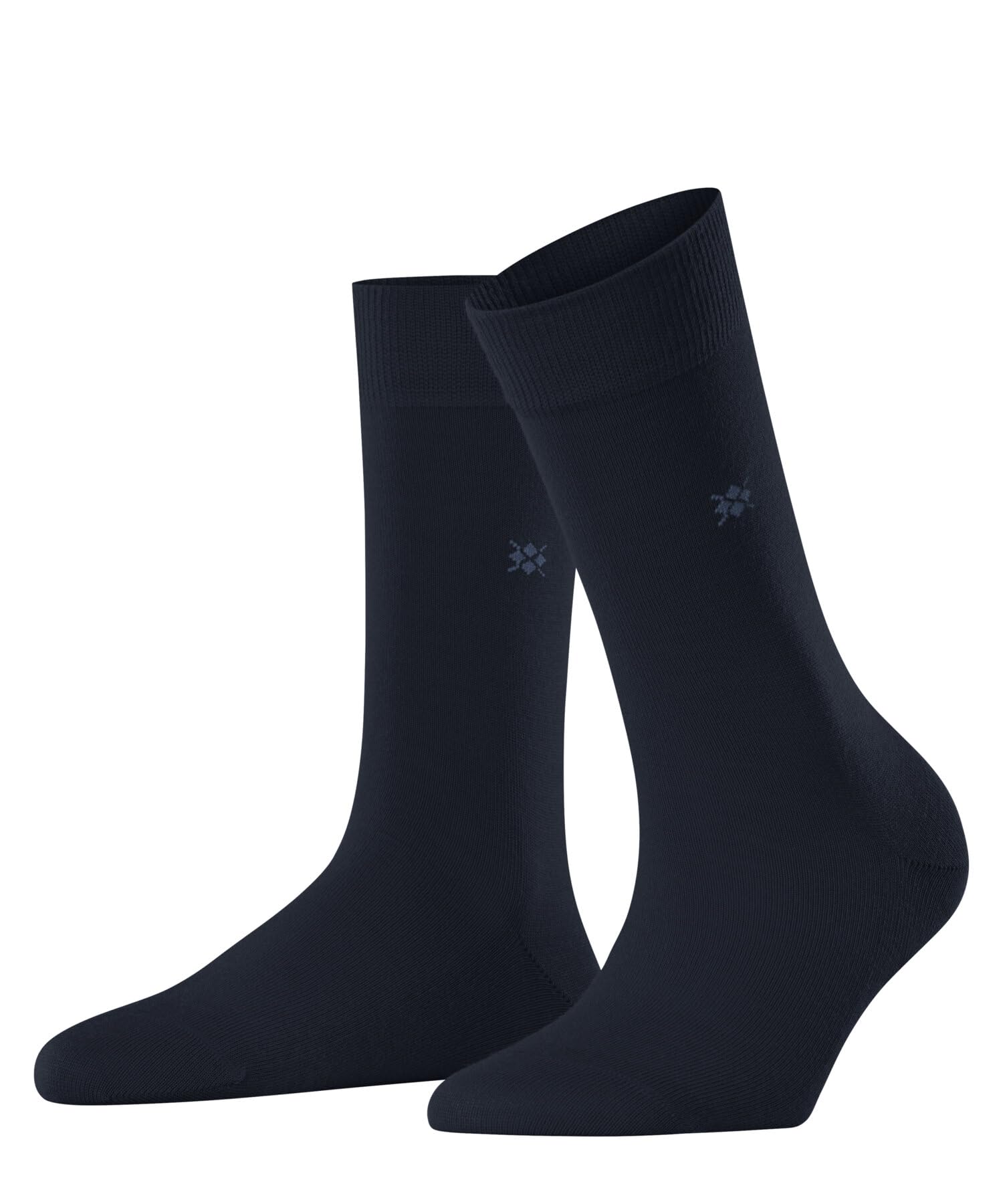 Burlington Women's Blue Marine 6120 Bloomsbury W So Wool Cotton Plain 1 Pair Socks, 3.5-7