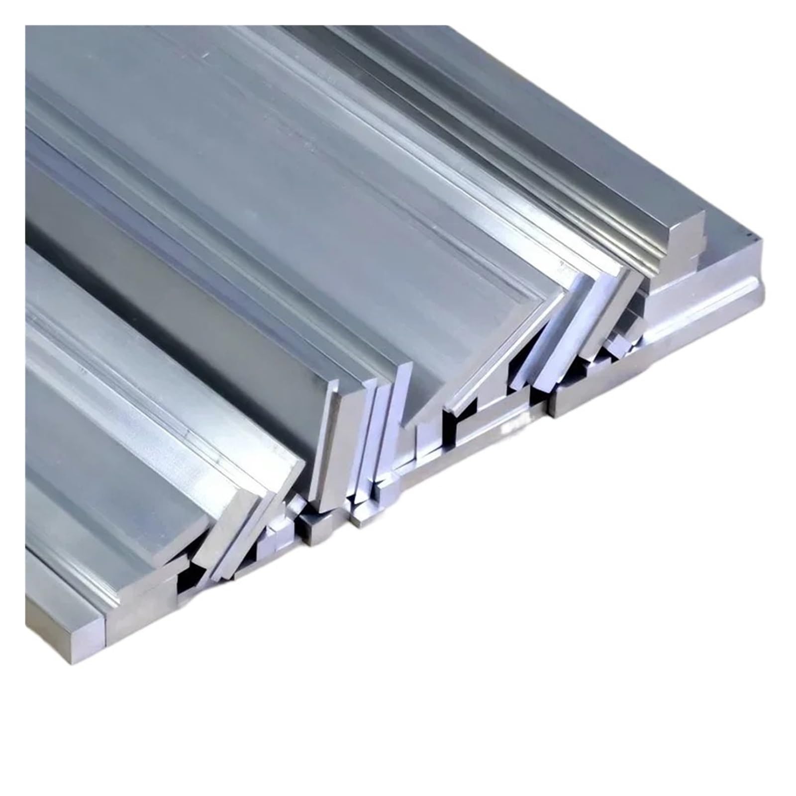 Aluminium-Flachstange, Dicke 3–25 mm, Breite 10–60, Länge 300–500, Aluminiumlegierungsplatte, Metall, massiver Vierkantstreifen(300mm long,6x6mm 15pcs)