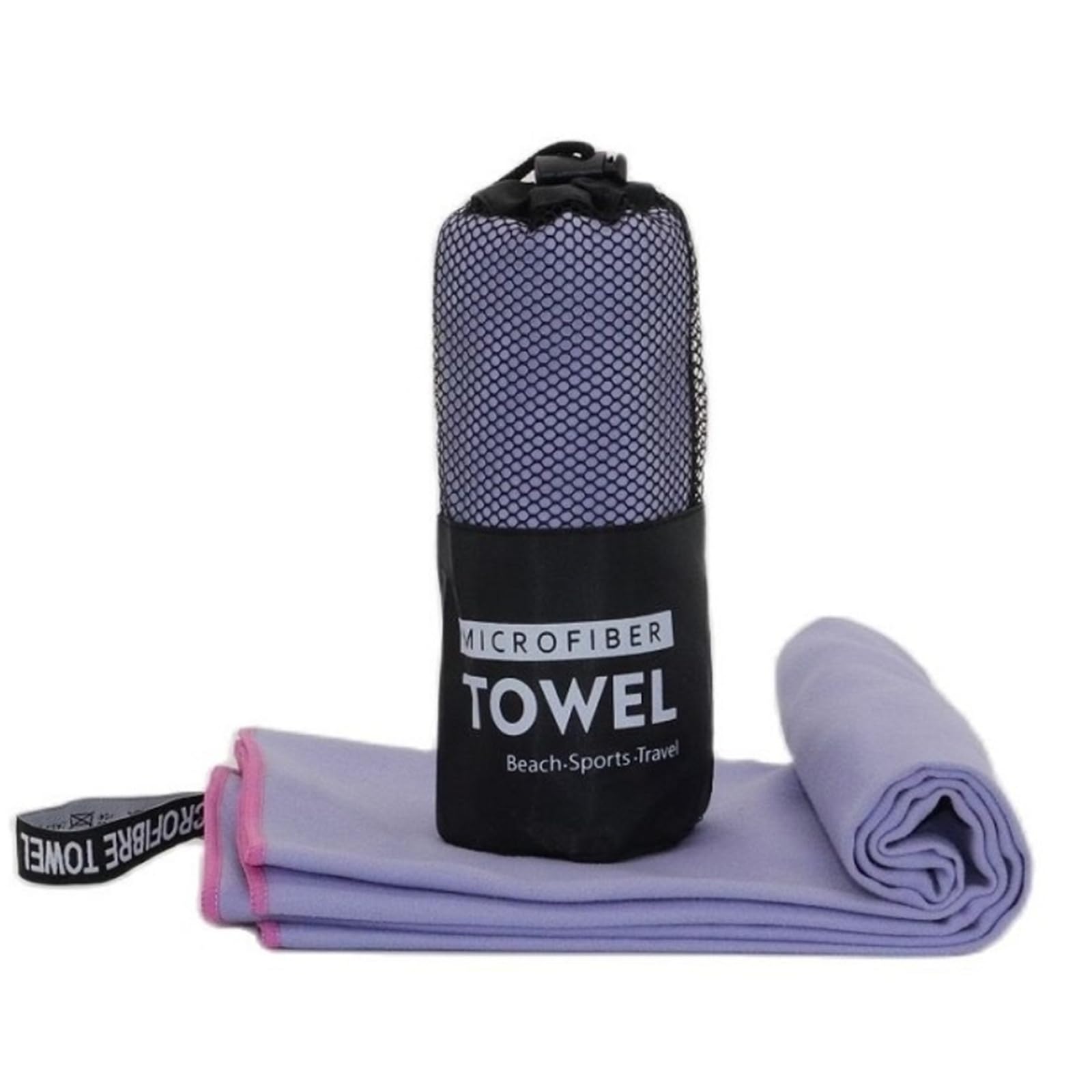 GMEqfhpOPS Camping Towels Super Absorbent Fast Drying Microfiber Travel Towel Quick Dry Ultra Soft Compact Gym Towel for Swimming Beach Towels Bath(Taro Purple,40x80cm)